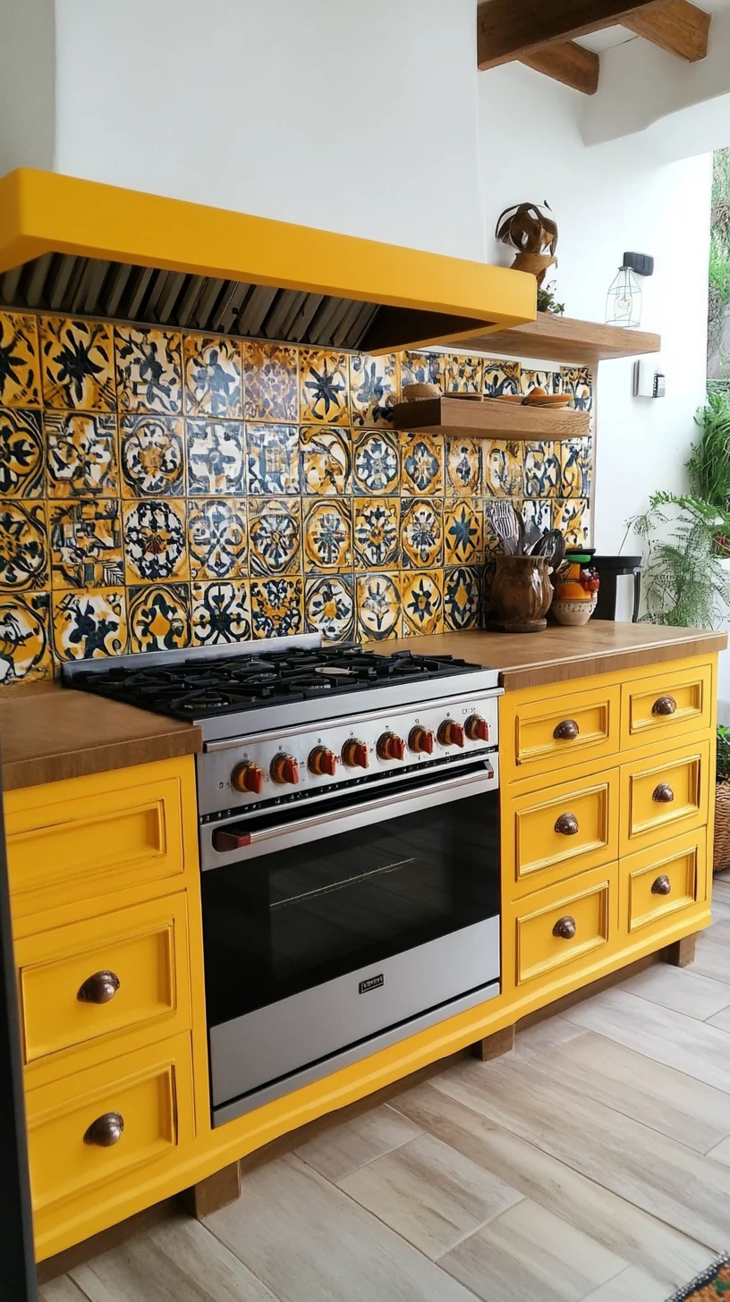 Brighten Your Cooking Space with a Vibrant Yellow Kitchen Design