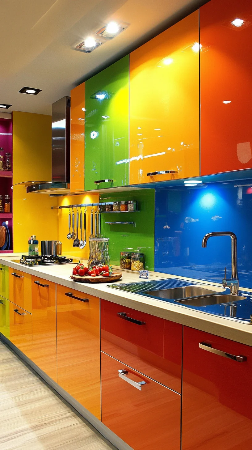 Brighten Your Culinary Space: Embrace the Vibrant Colors of Modern Kitchen Designs