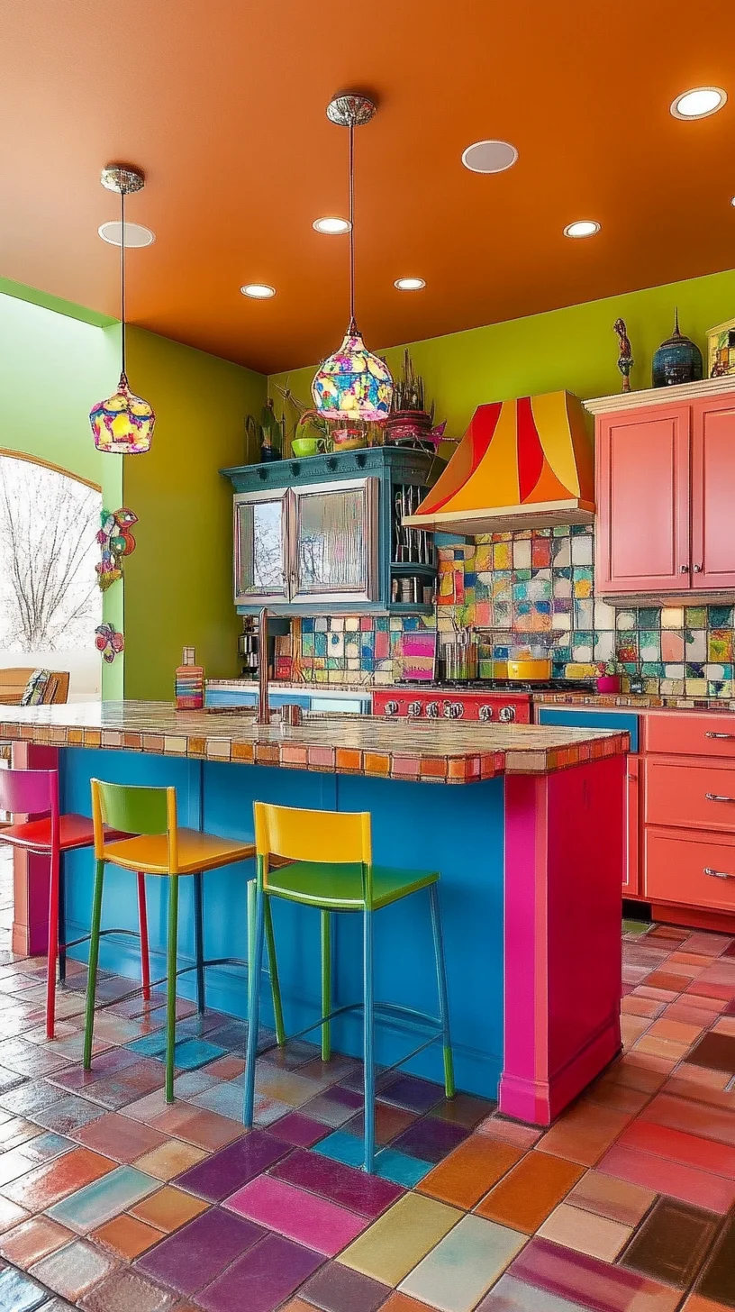 Bring Joy to Your Home with a Vibrant, Colorful Kitchen Oasis