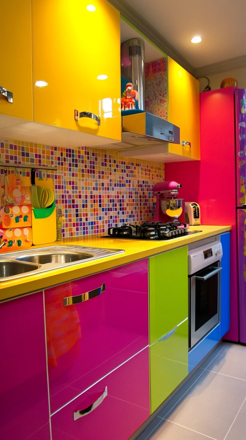 Colorful Chic: Transform Your Kitchen with Bold, Vibrant Hues