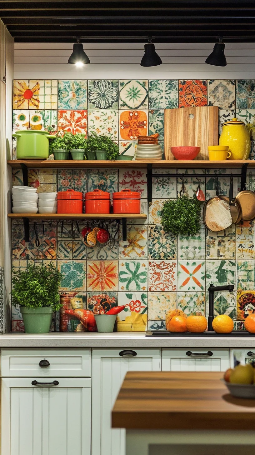 Colorful Tile Wonders: Transform Your Kitchen with Vibrant Patterns