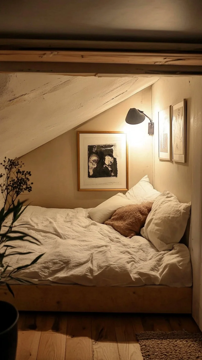 Cozy Attic Retreat: Transforming Small Spaces into Serene Sanctuaries