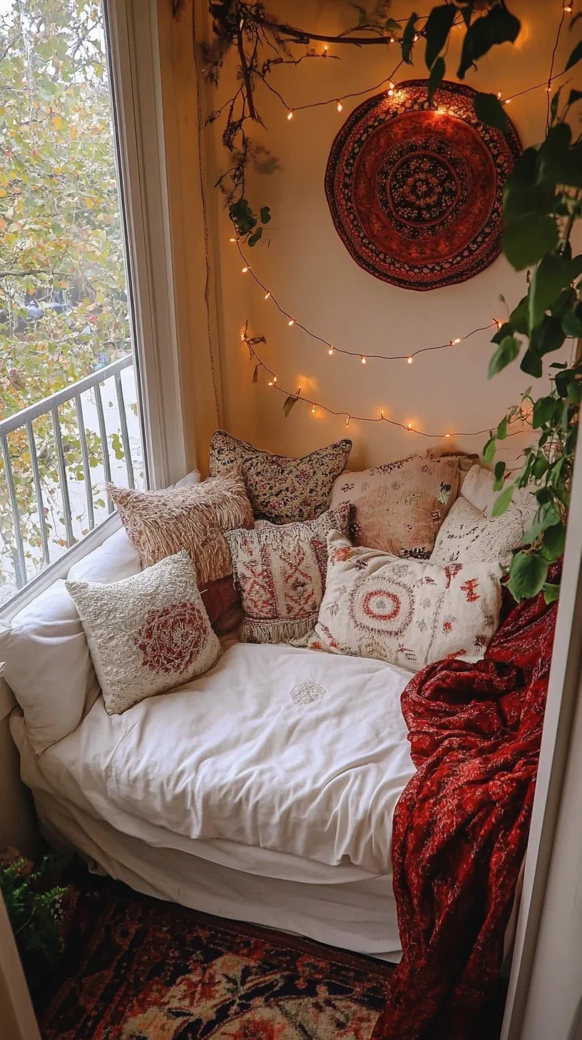 Cozy Bohemian Nook: Transform Any Space into a Tranquil Retreat