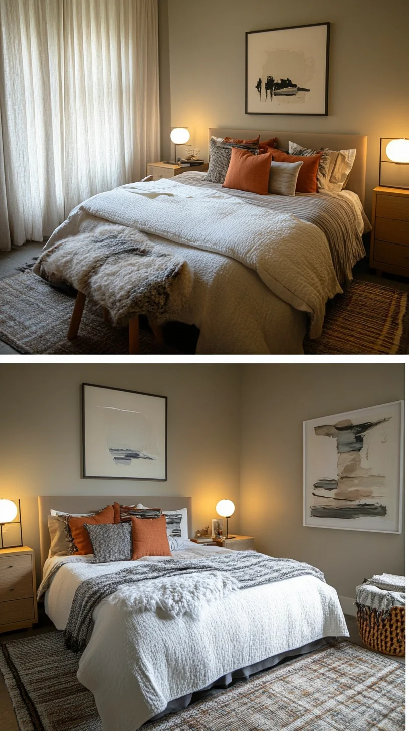 Cozy Chic Bedroom: Embrace Warmth and Texture for a Relaxing Retreat