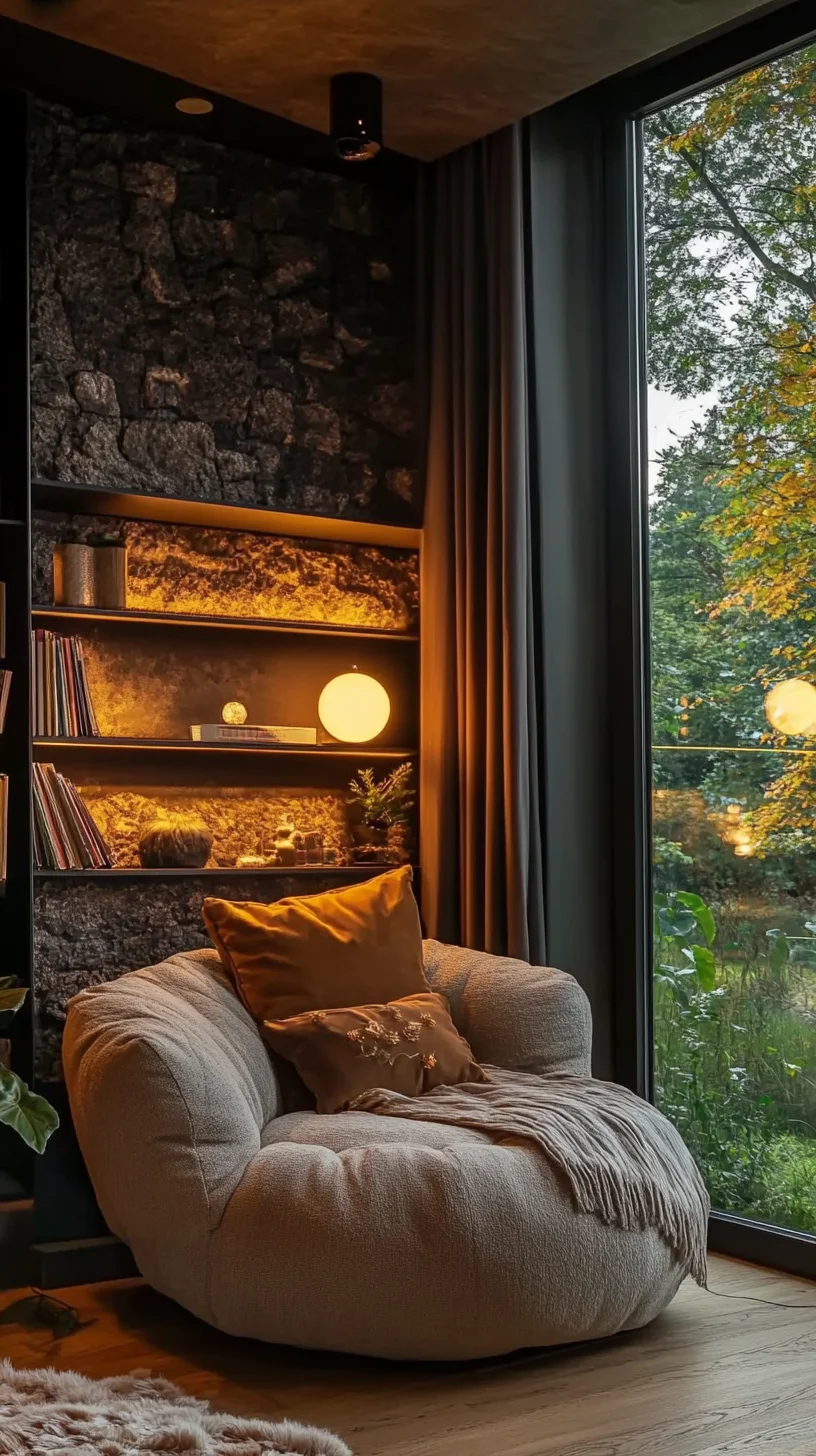 Cozy Corner: Cultivating Warmth with Natural Elements and Soft Textures