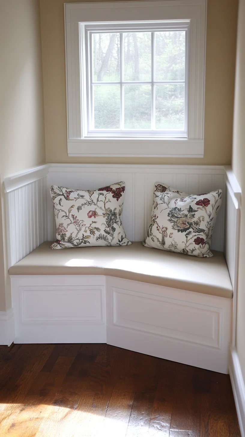 Cozy Corner Nook: Elevate Your Space with a Charming Window Seat