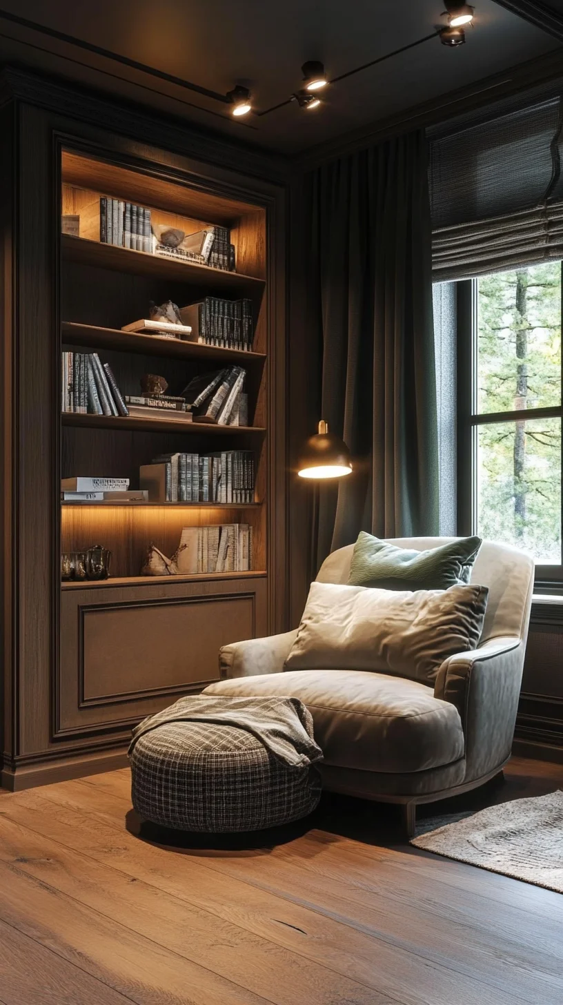 Cozy Elegance: Stylish Reading Nook for Ultimate Relaxation