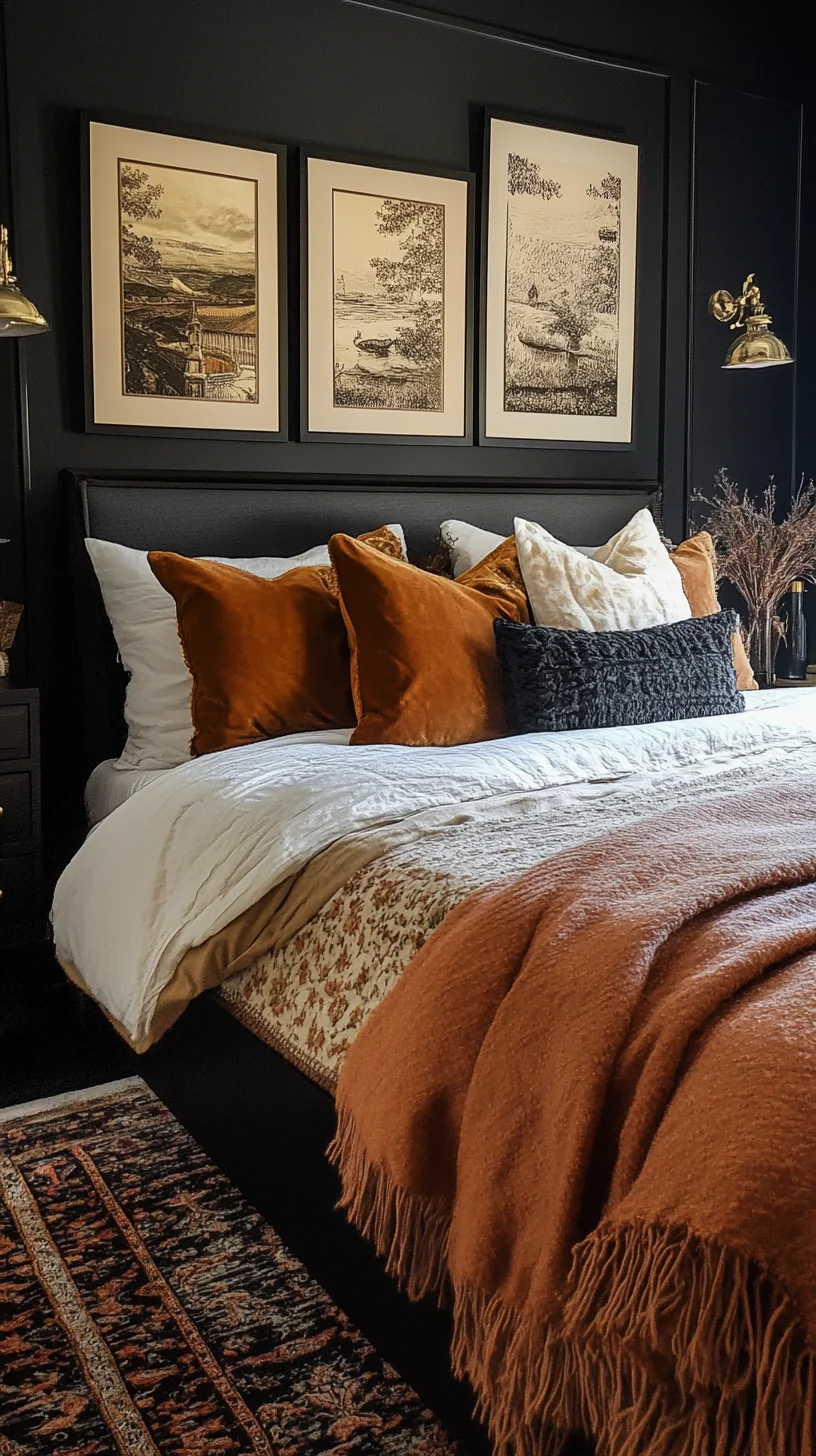 Cozy Elegance: Transform Your Bedroom with Warm Textures and Rich Tones