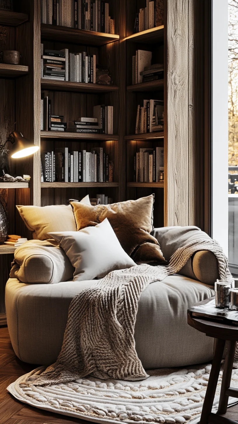 Cozy Elegance: Transform Your Space with This Inviting Reading Nook