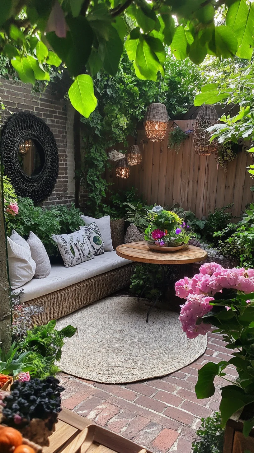 Cozy Garden Nook: A Serene Escape for Relaxation and Reflection