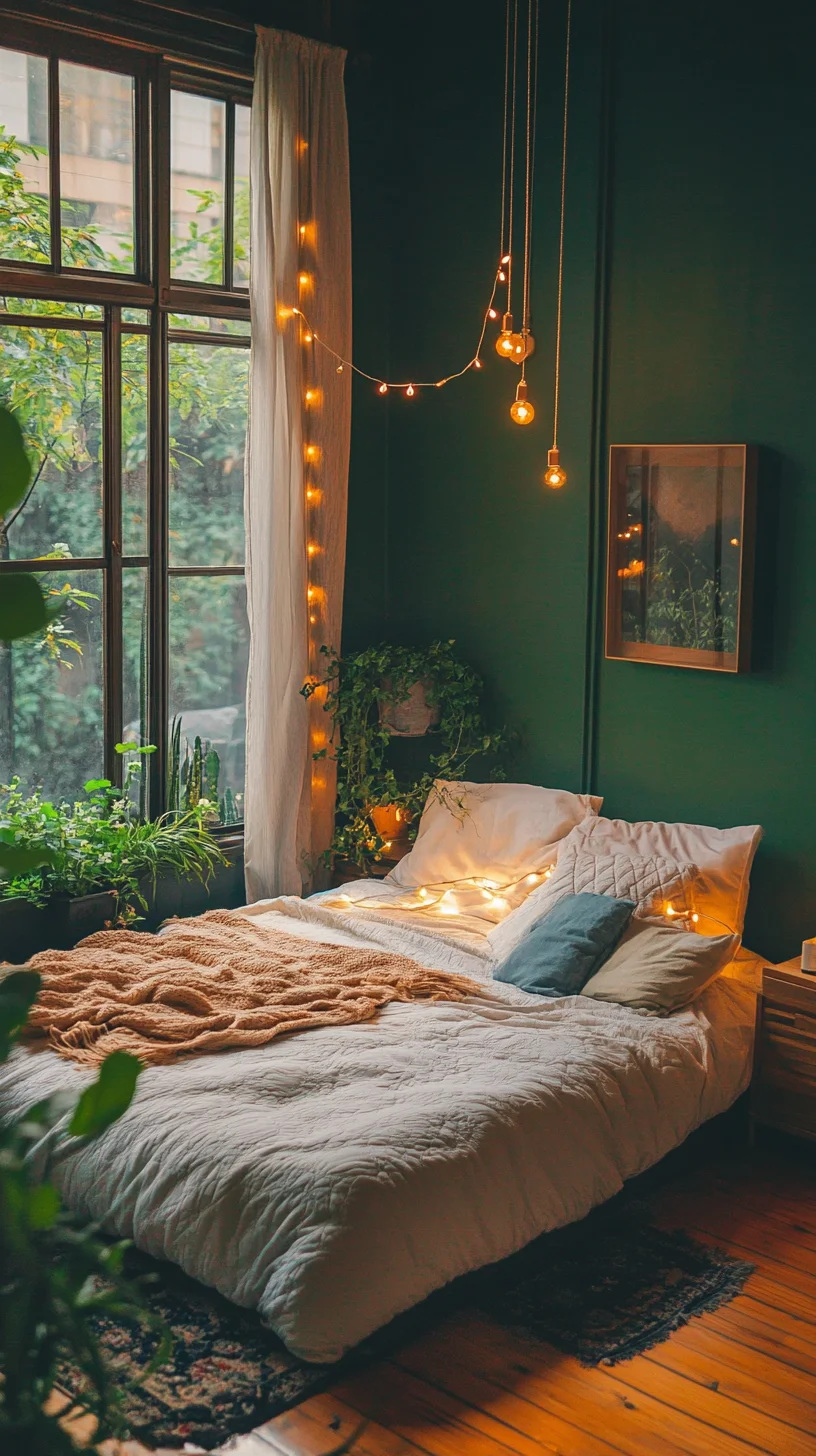 Cozy Green Oasis: Transform Your Bedroom into a Relaxing Retreat