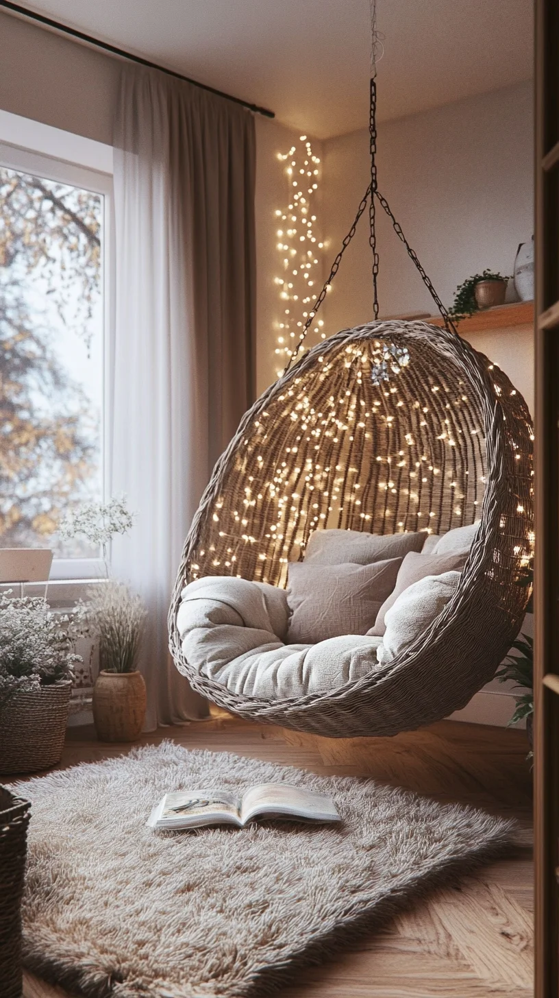 Cozy Hanging Nest: Transform Your Space with Warmth and Whimsy