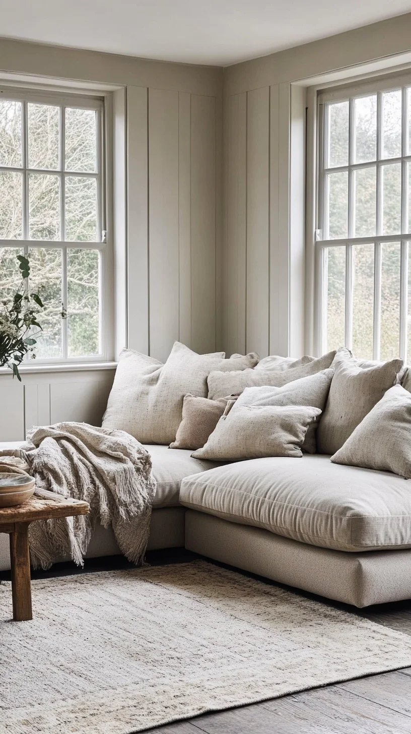 Cozy Minimalism: Embrace Soft Textures and Neutral Tones for a Relaxing Space