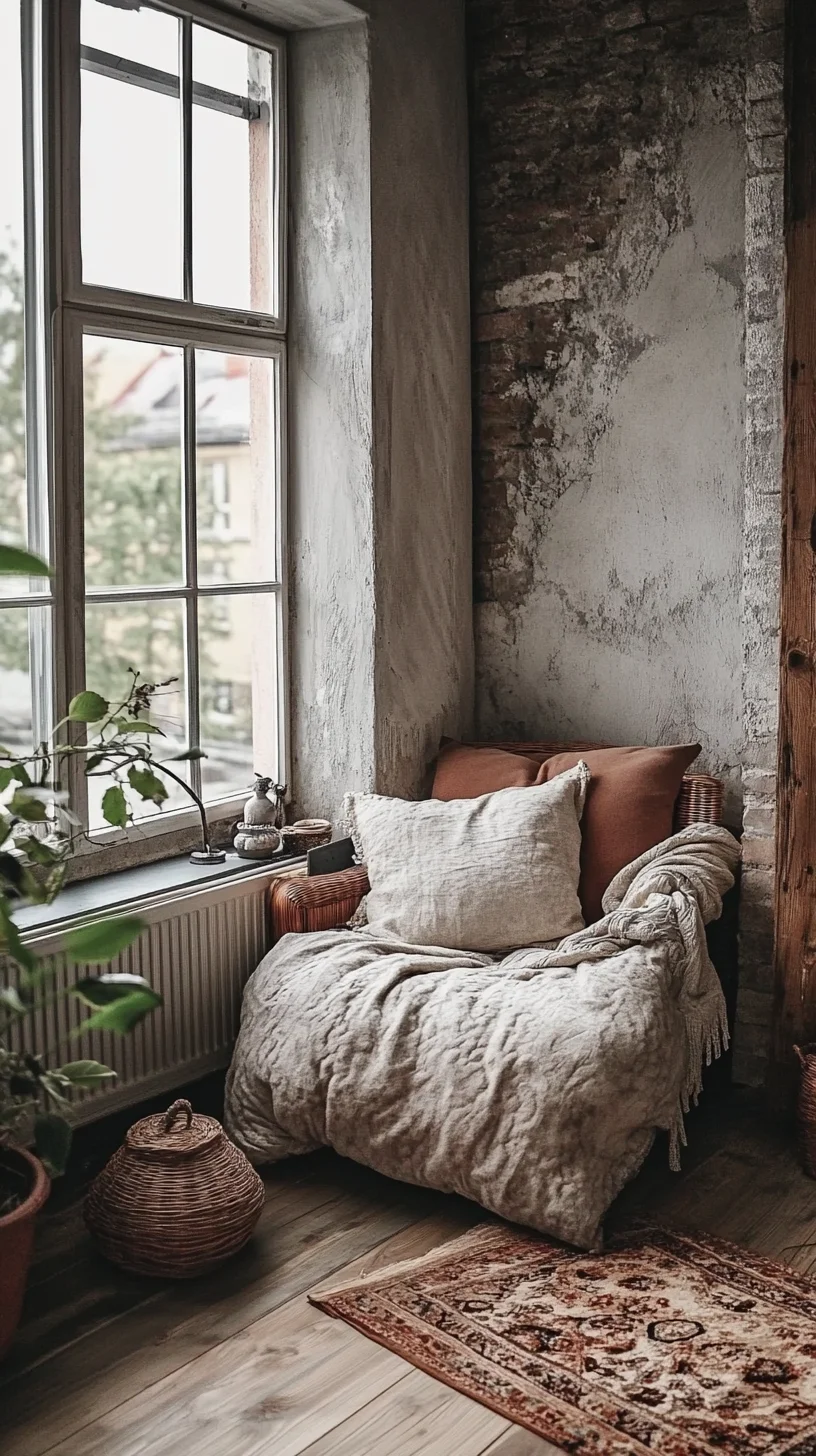 Cozy Minimalist Nook: Transform Your Space into a Serene Hideaway