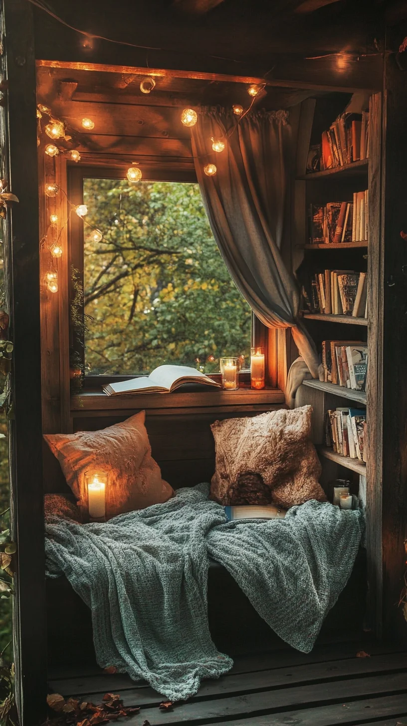 Cozy Nook Retreat: Embrace Serenity with This Charming Reading Corner