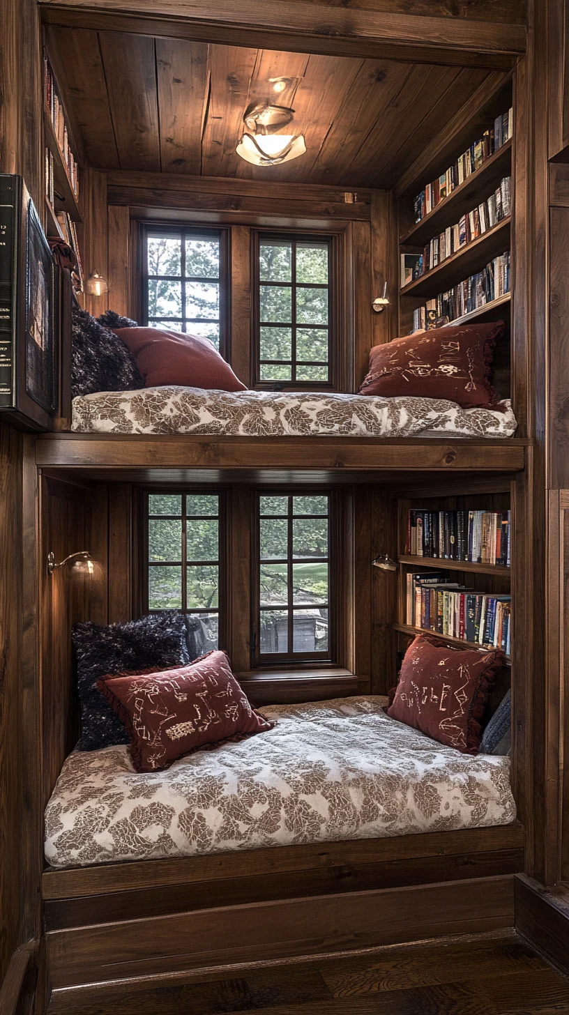 Cozy Nooks: Transform Your Reading Space with Charming Built-In Beds