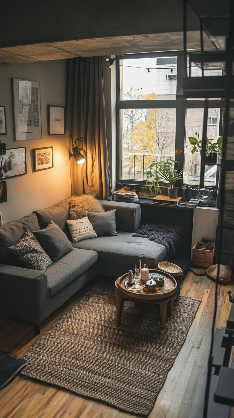 Cozy Urban Retreat: Embrace Minimalistic Comfort in Your Living Space