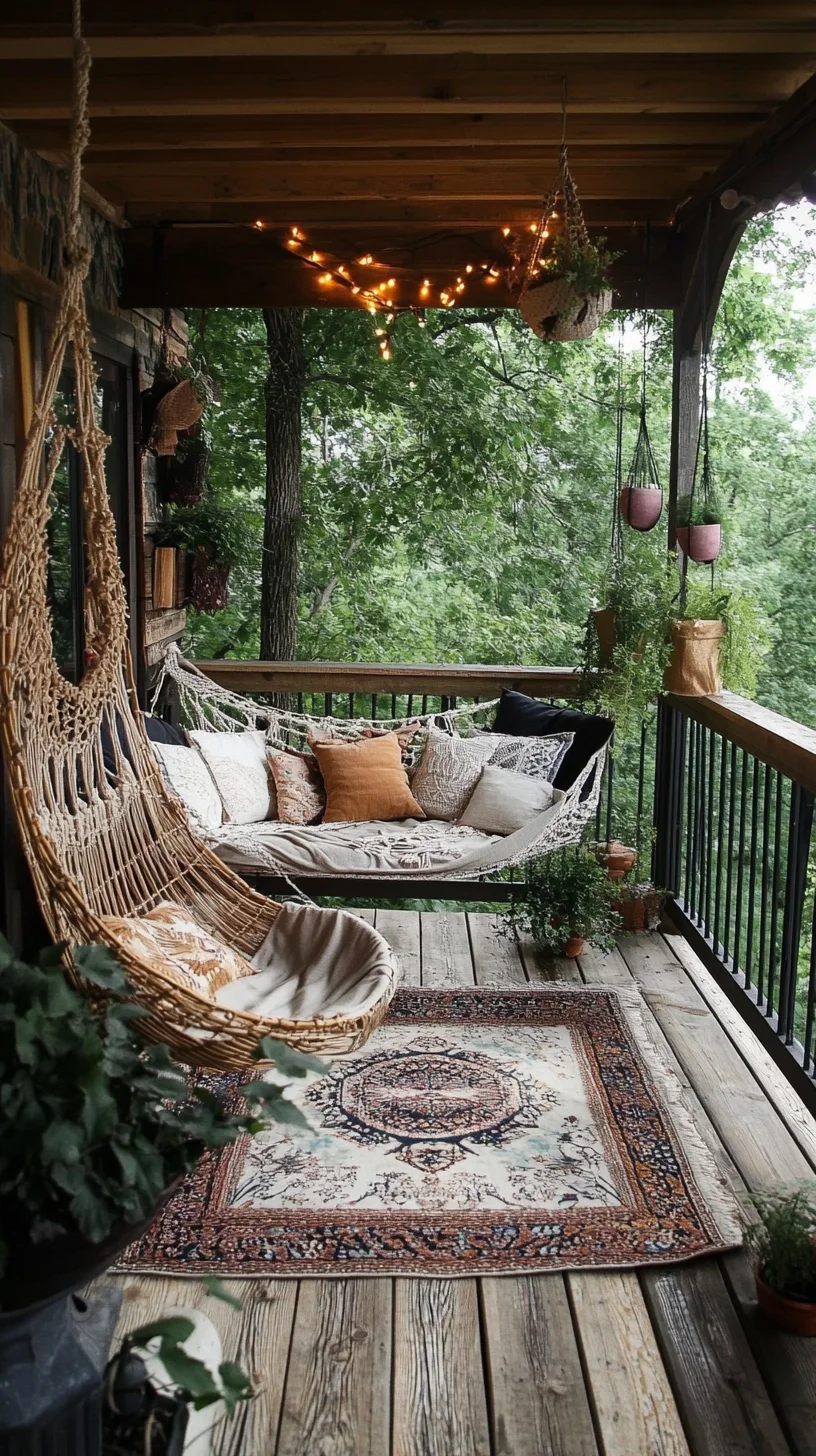 Create a Cozy Sanctuary: Embrace the Bohemian Vibe on Your Porch