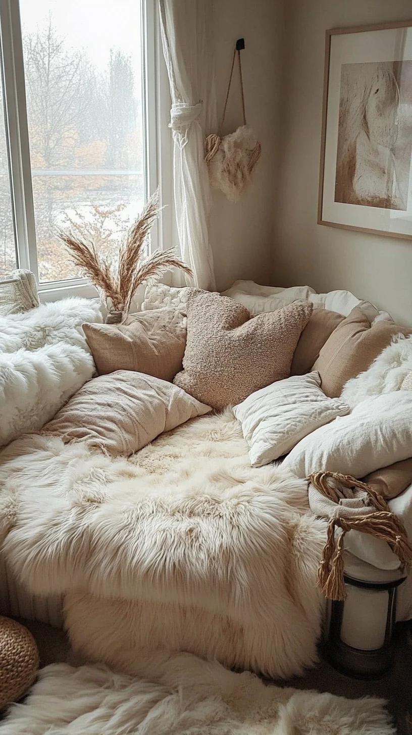 Create a Cozy Winter Retreat with Plush Textures and Warm Neutrals