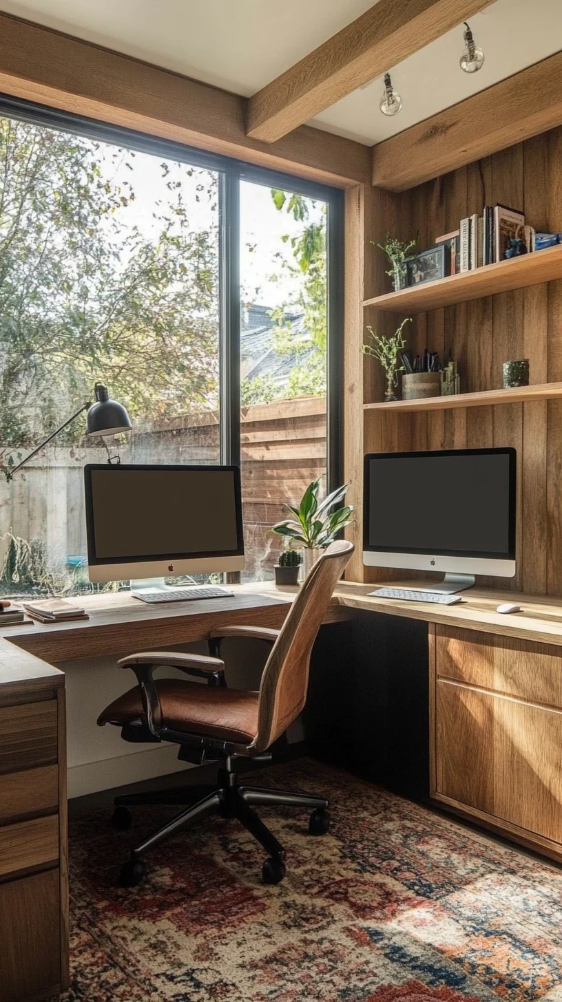 Create Your Cozy Home Office: Blending Minimalism with Nature's Touch