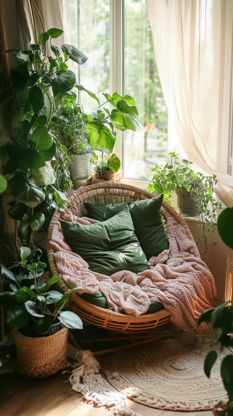 Create Your Cozy Plant-Lover's Nook: Embrace Nature-Inspired Relaxation