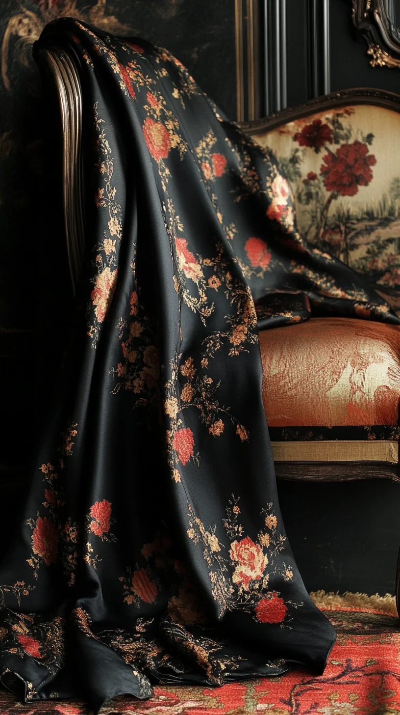 Elegant Floral Luxe: Transform Your Space with Timeless Fabric Accents