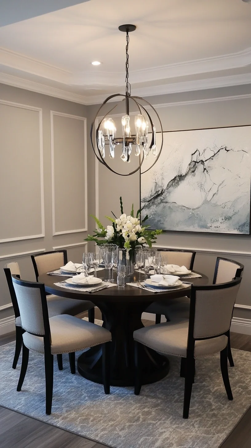 Elegant Minimalism: Chic Dining Room Inspiration for Modern Homes