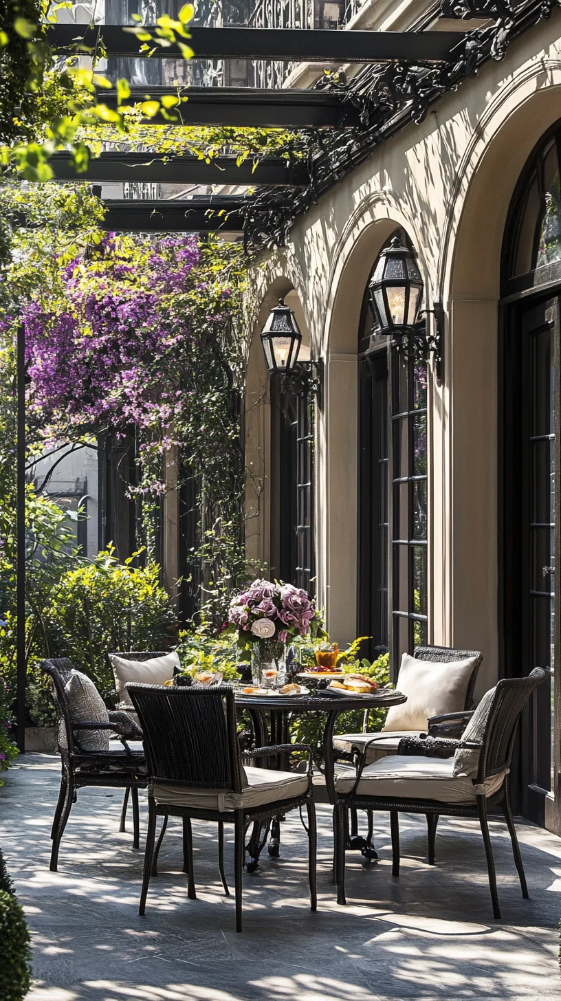 Elegant Outdoor Oasis: Create a Charming Patio Retreat