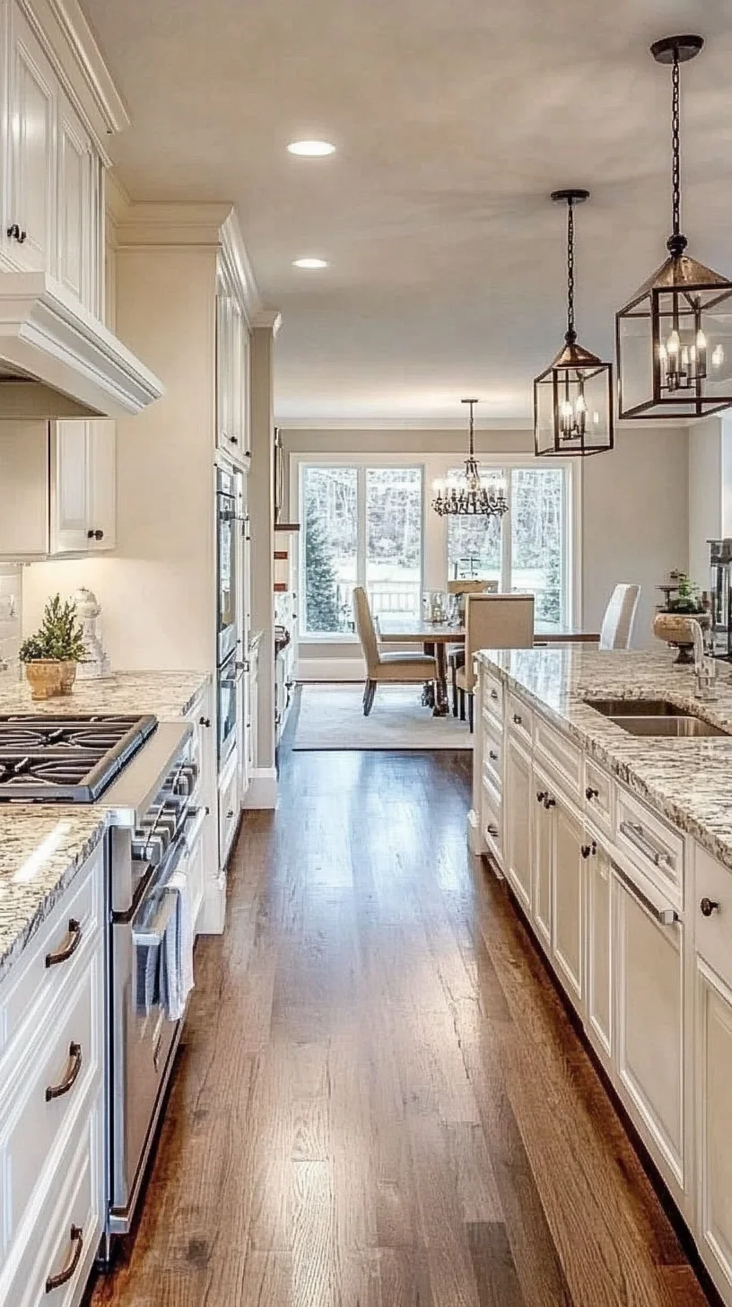 Elegant White Kitchen with Modern Accents for Timeless Style