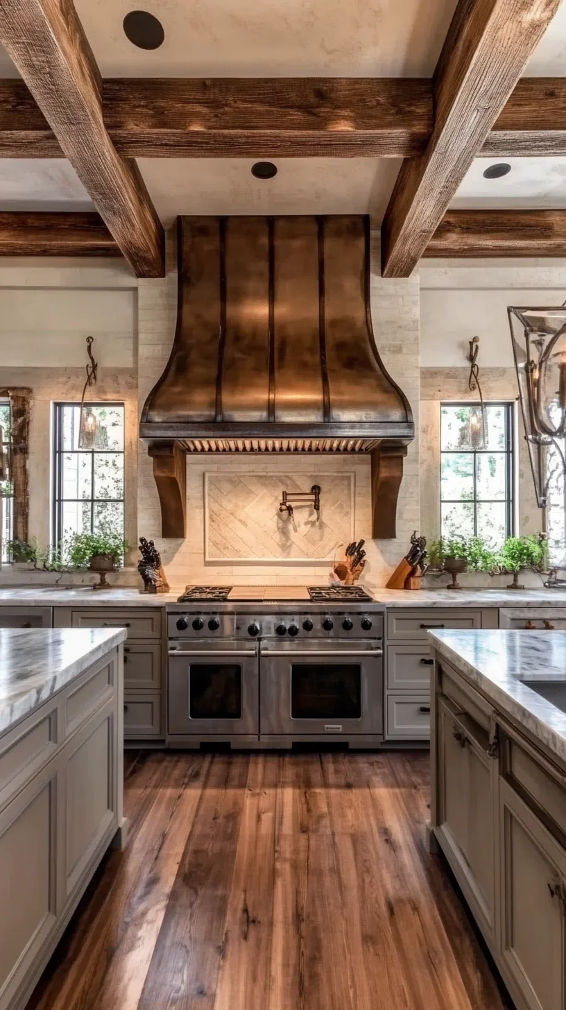 Elevate Your Culinary Space with Rustic Elegance and Modern Functionality