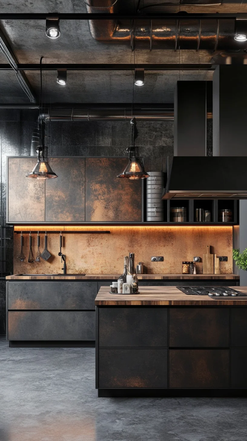 Elevate Your Culinary Space with Stunning Industrial Chic Kitchen Design