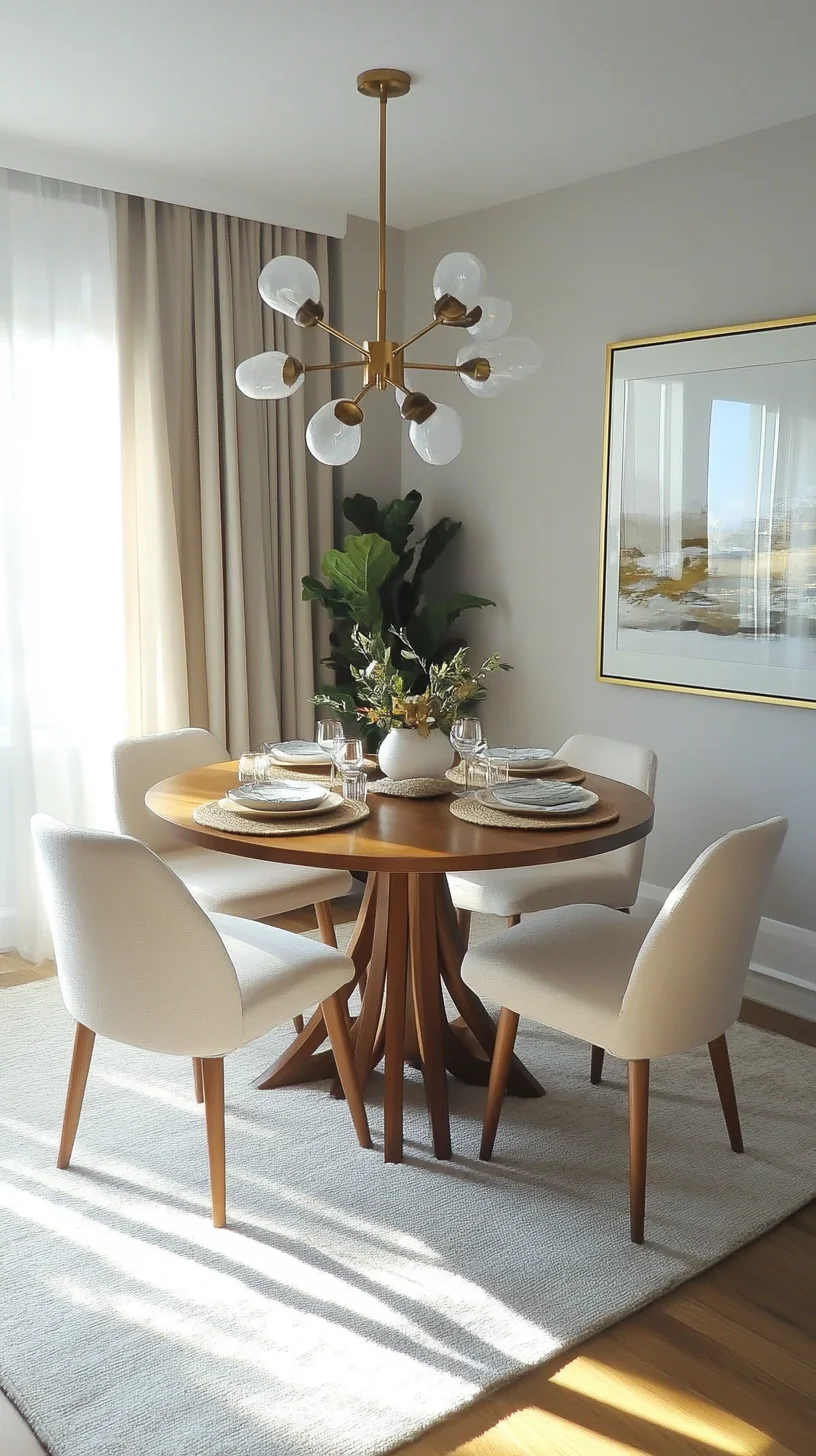 Elevate Your Dining Experience with Chic Mid-Century Modern Elegance