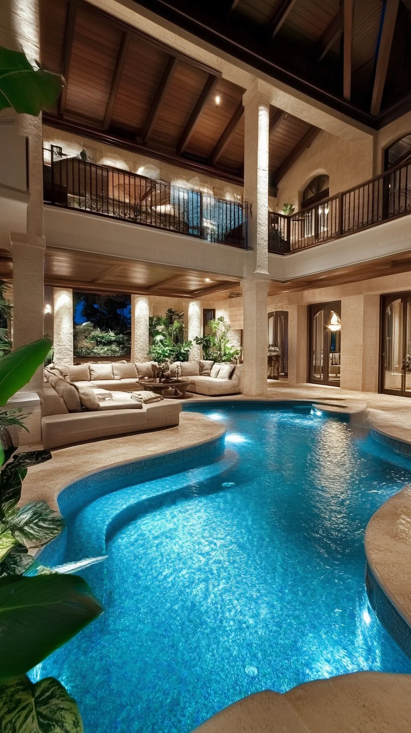 Elevate Your Oasis: Stunning Indoor Pool Designs for Luxurious Living