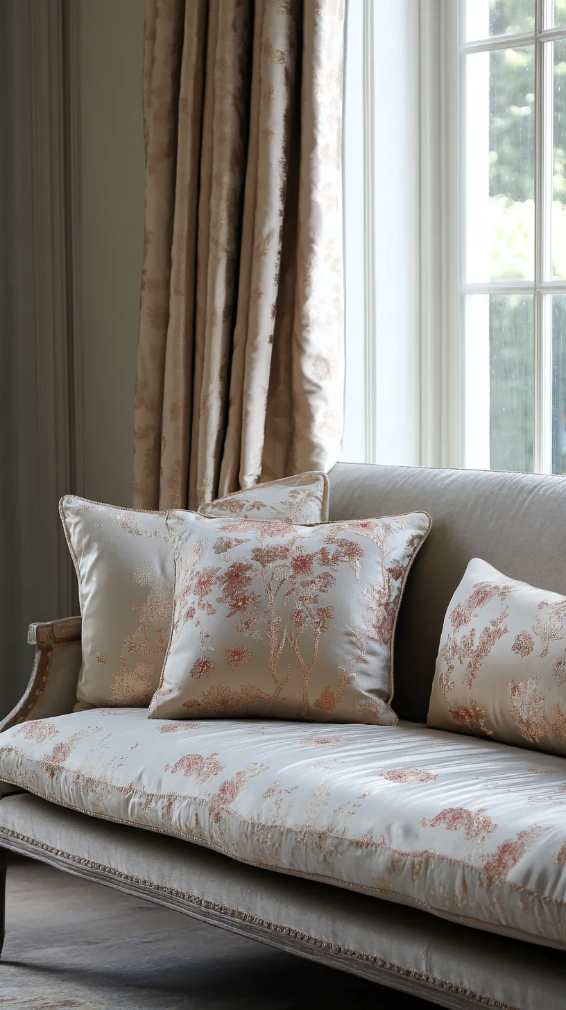 Elevate Your Space: Embrace Luxurious Floral Textiles for Timeless Elegance