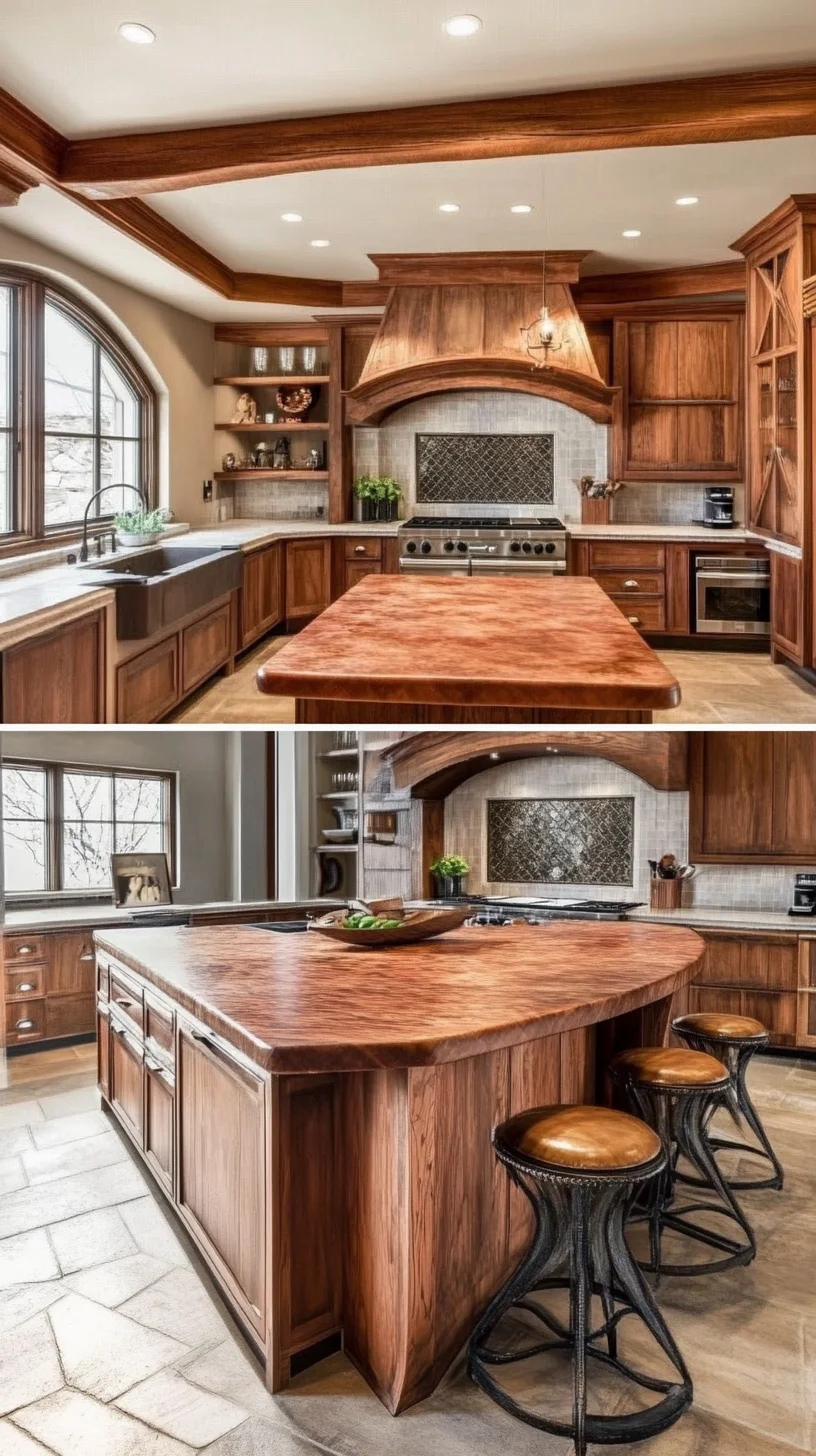 Elevate Your Space: The Timeless Elegance of Rich Wooden Kitchen Designs