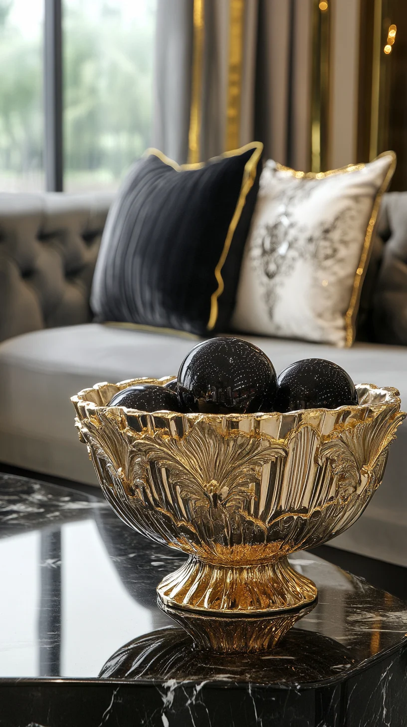 Elevate Your Space with Luxe Metallic Accents and Timeless Elegance