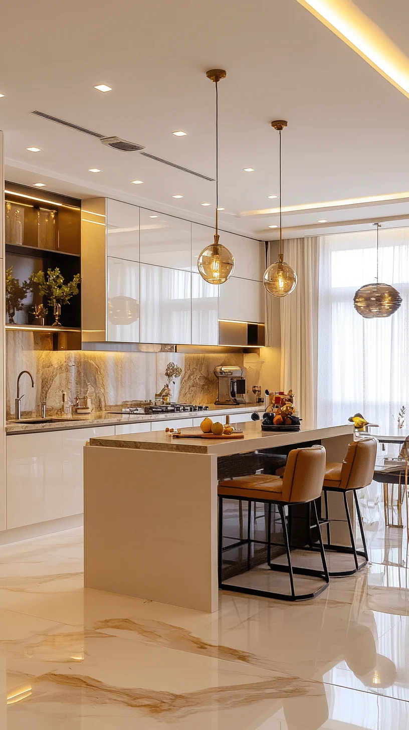 Elevate Your Space with Modern Minimalist Kitchen Elegance