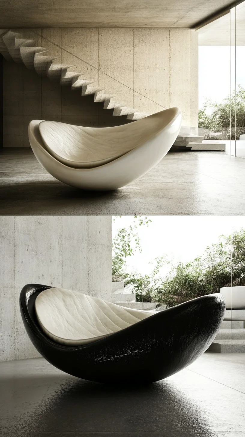 Elevate Your Space with Organic Elegance: The Serene Modern Lounge Chair