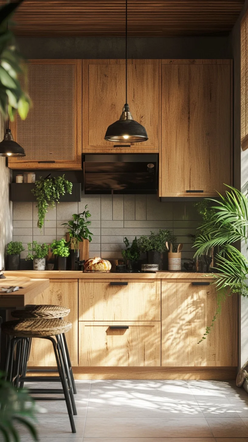 Elevate Your Space with Rustic Chic: Nature-Inspired Kitchen Design