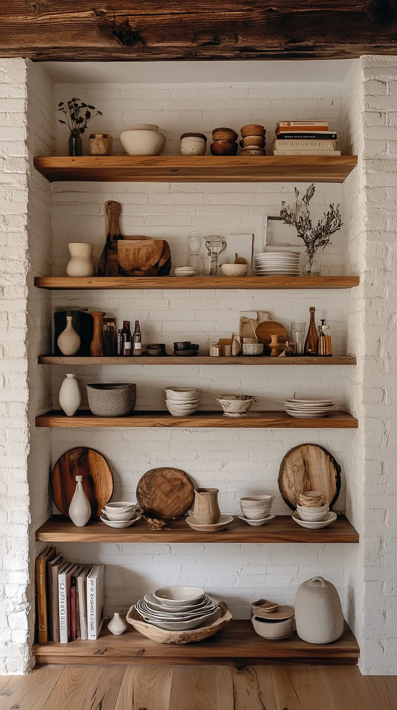 Elevate Your Space with Rustic Elegance: Stylish Shelves That Charm