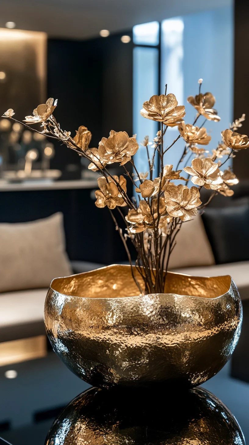 Elevate Your Space with Stunning Golden Floral Arrangements