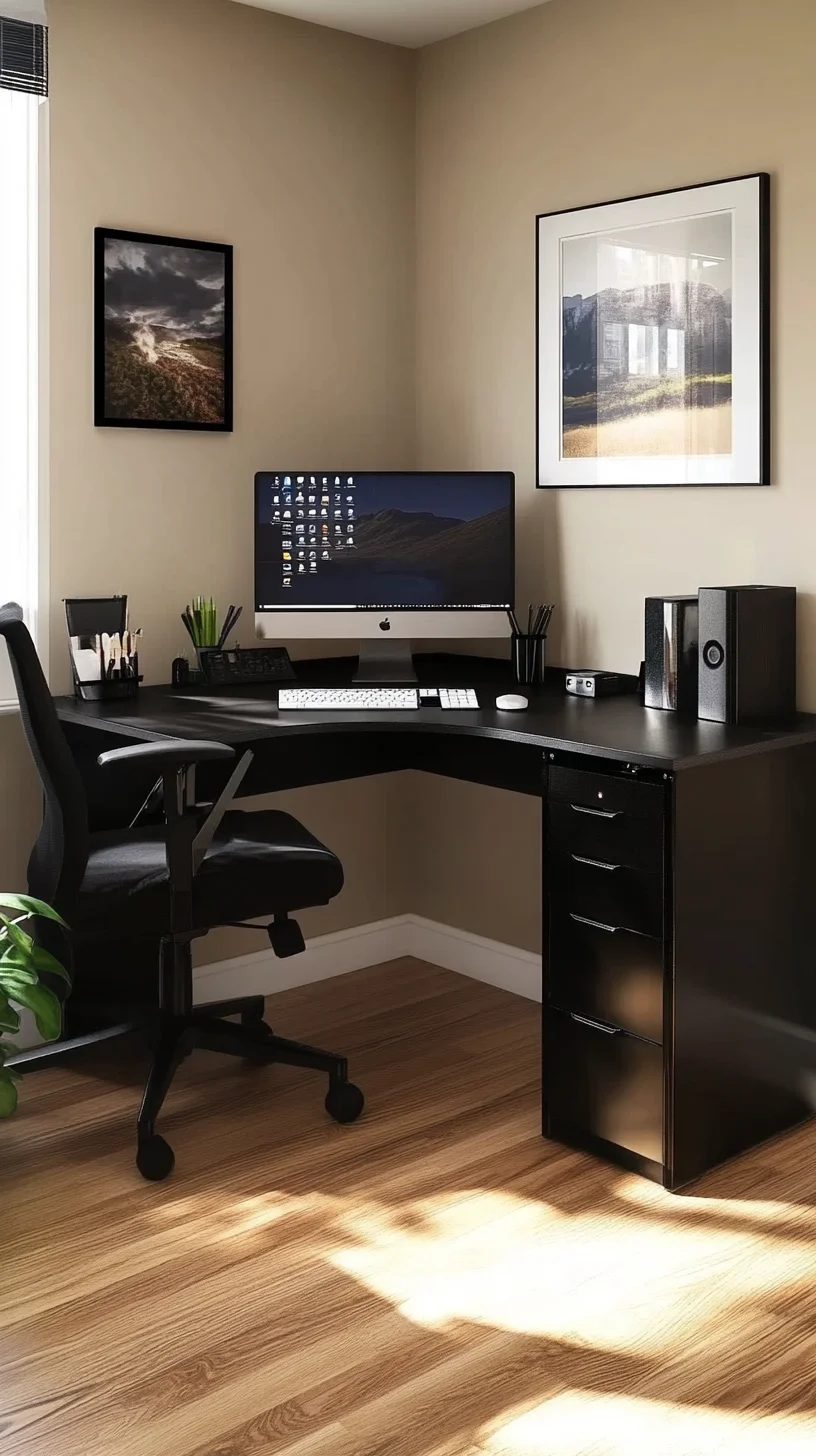 Elevate Your Workspace: Modern Minimalist Home Office Design