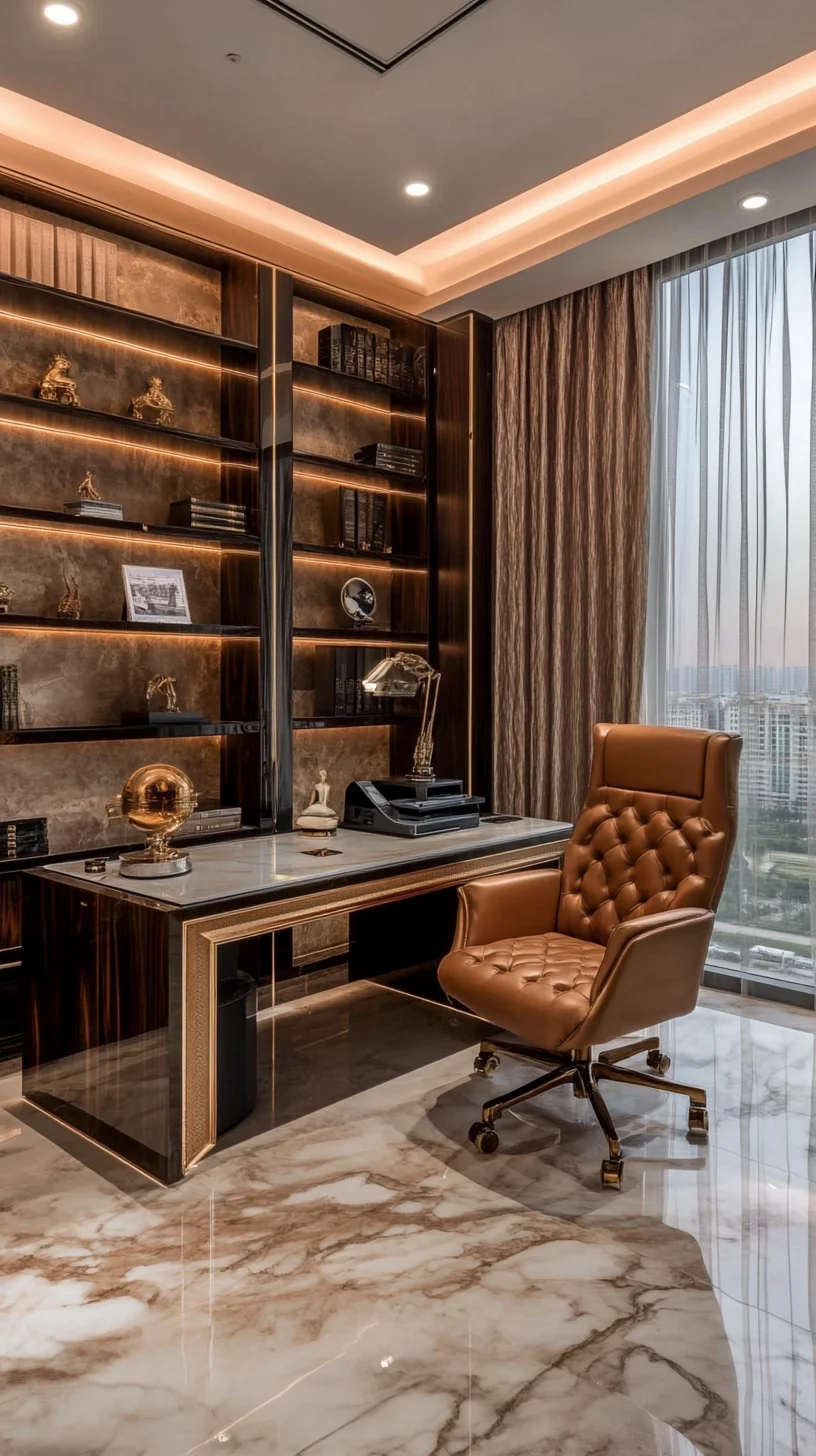 Elevate Your Workspace with Luxurious Modern Elegance