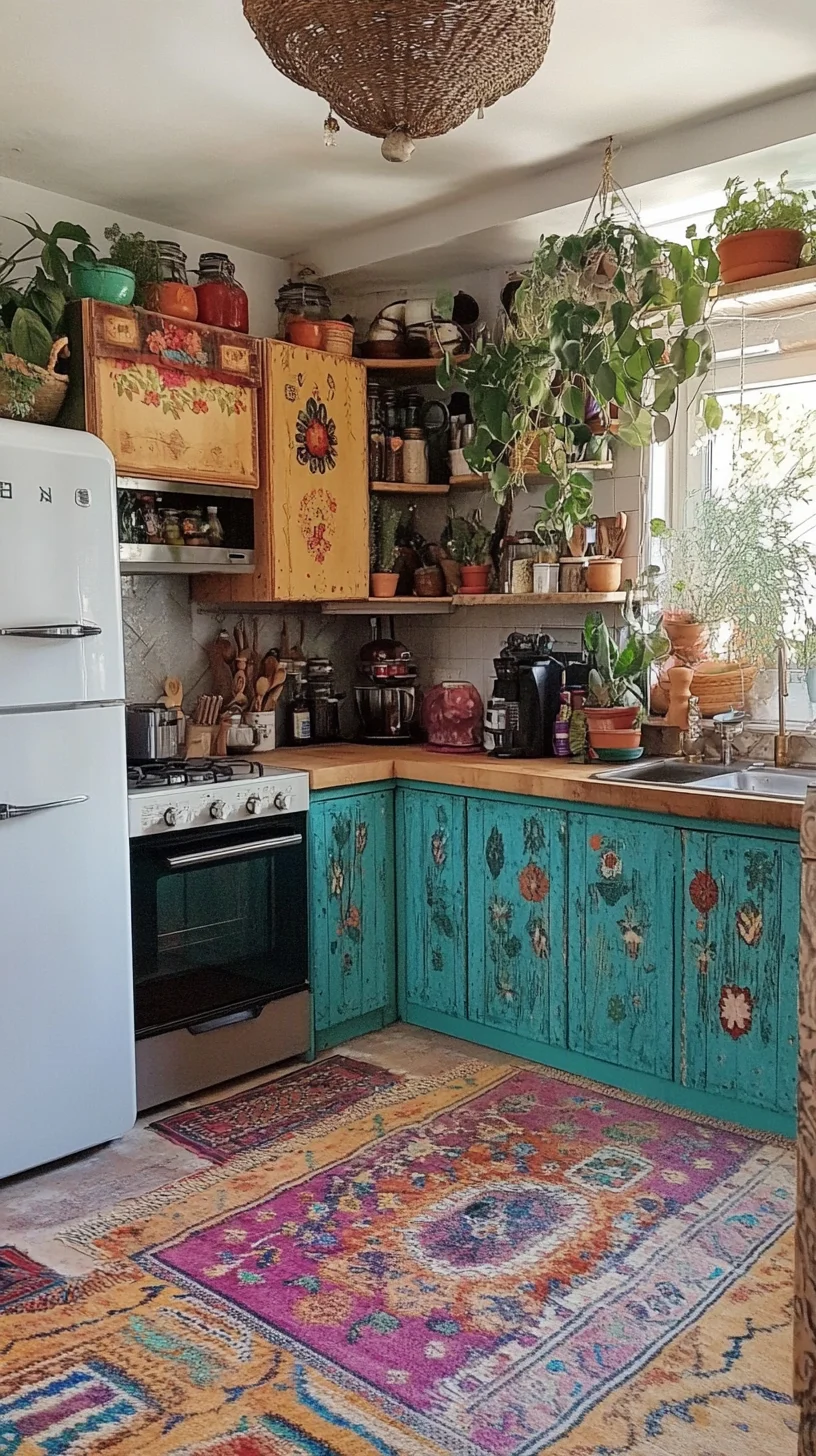 Embrace Bohemian Charm with Vibrant, Eco-Friendly Kitchen Décor