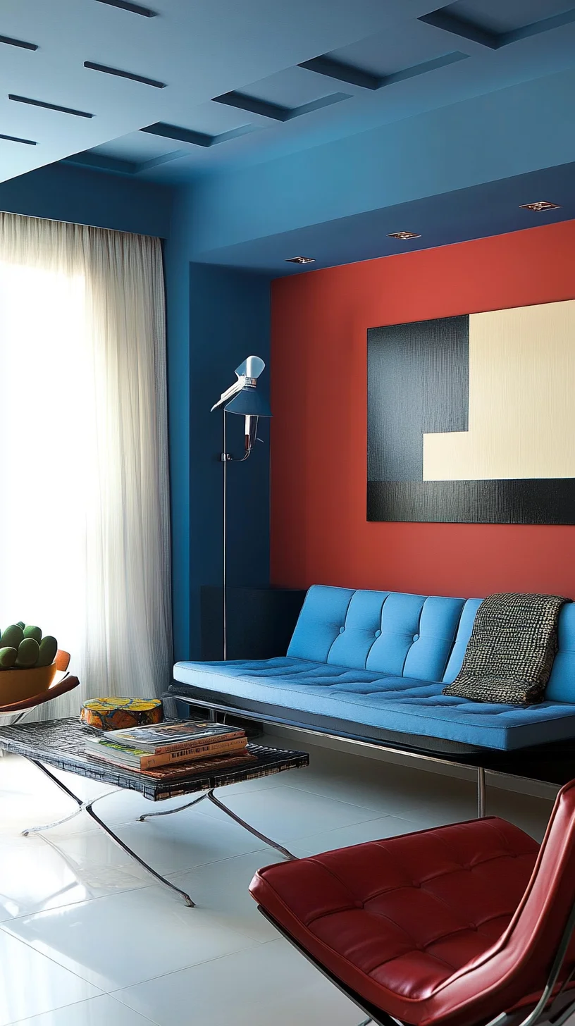 Embrace Bold Colors: Modern Minimalism with a Twist