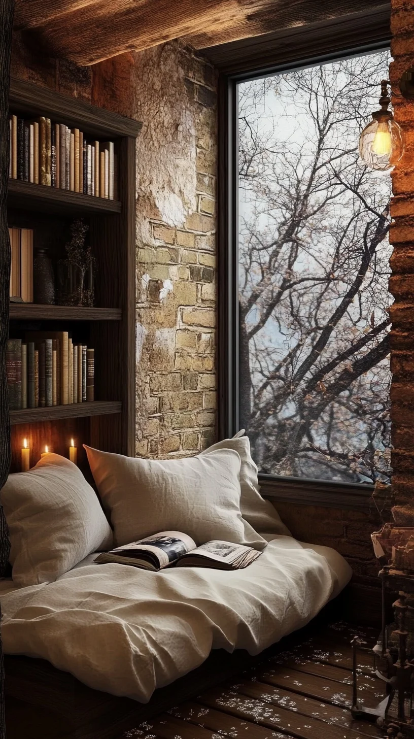 Embrace Cozy Elegance: A Serene Reading Nook for Comfort and Style