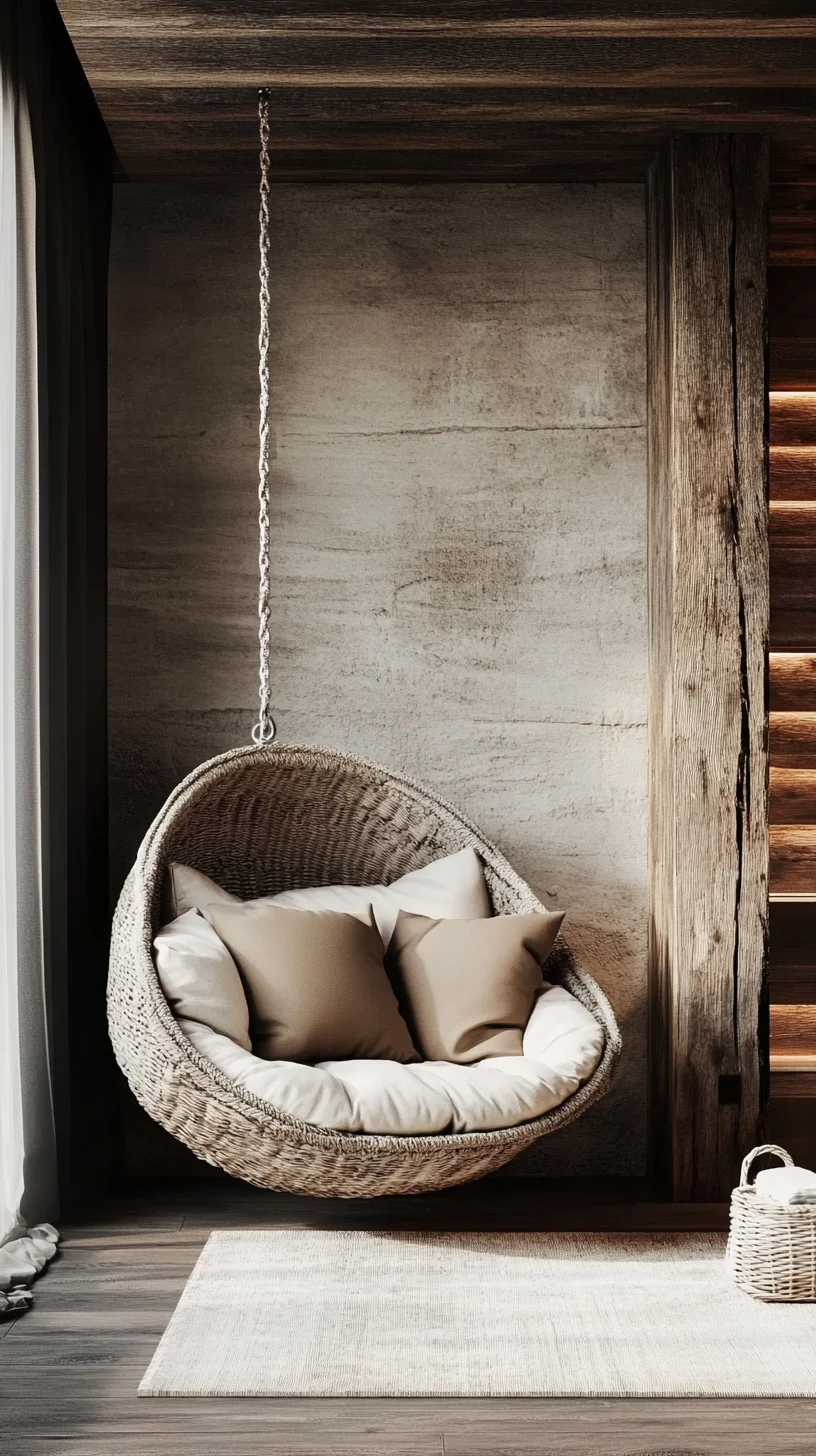 Embrace Cozy Elegance: The Perfect Hanging Chair for a Chic Home Retreat