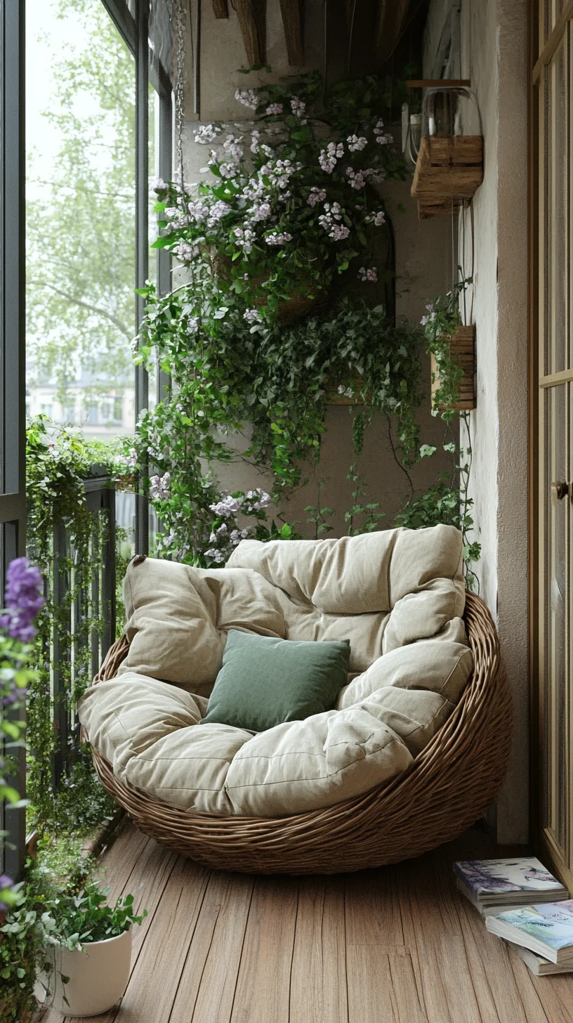 Embrace Cozy Elegance: Transform Your Balcony into a Serene Oasis