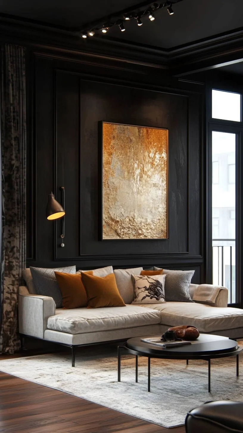 Embrace Elegance: Transform Your Space with Dark Glamour and Golden Accents