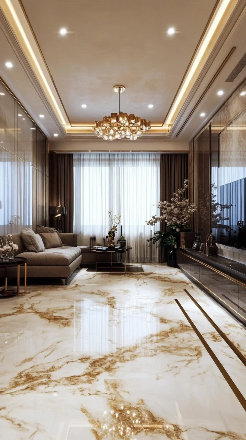 Embrace Elegance with Luxurious Marble and Chic Modern Furnishings